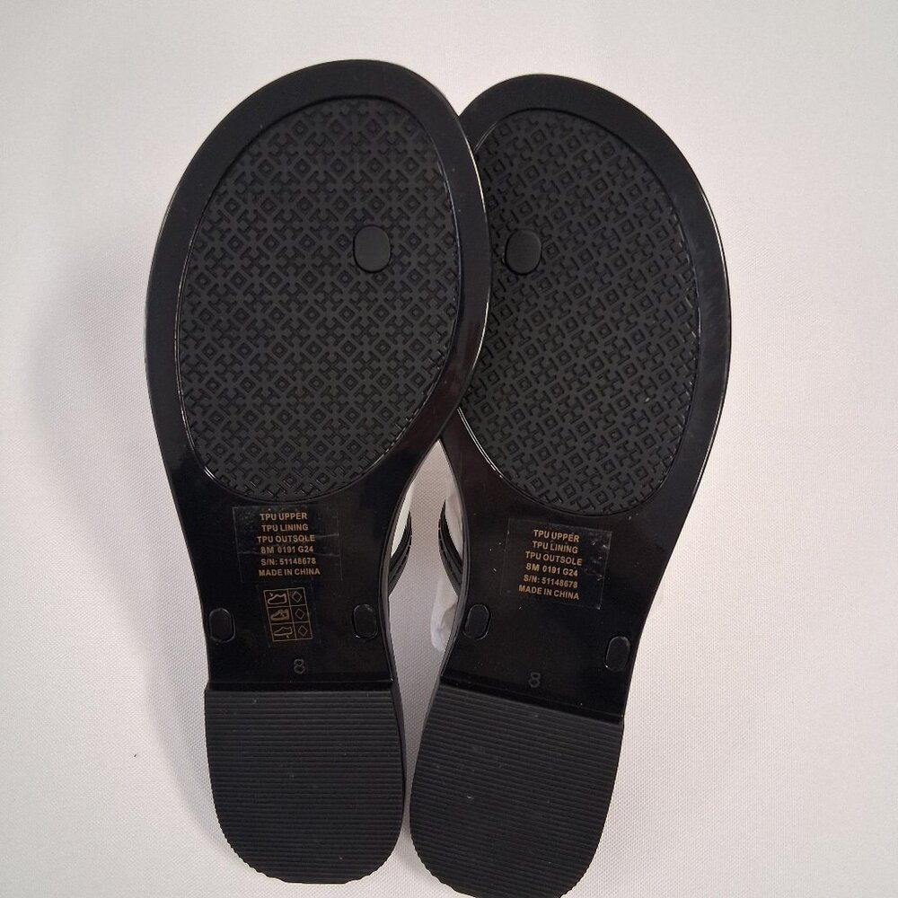 Tory Burch Women’s Miller Patent Thong Sandals – Black, Size 8 Medium - Picture 4 of 7